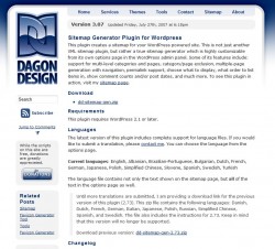 Dagon Design Sitemap Generator