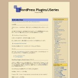 WordPress Plugins/JSeries
